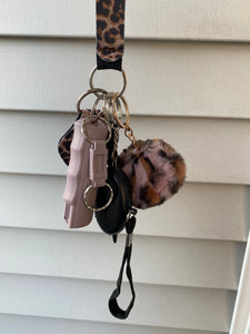 Cheetah Print Keychain