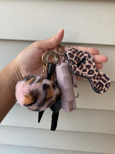 Cheetah Print Keychain