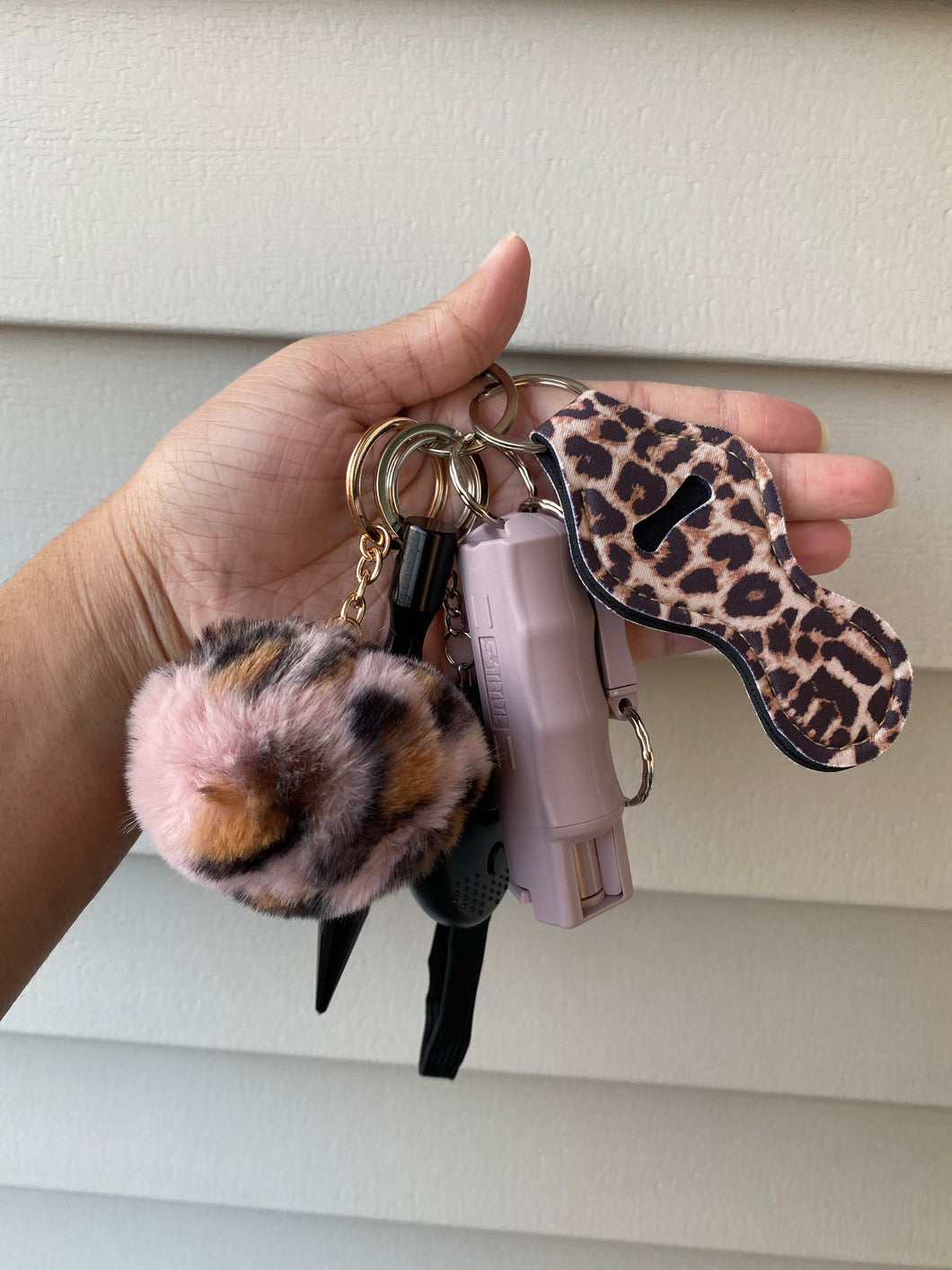 Cheetah Print Keychain